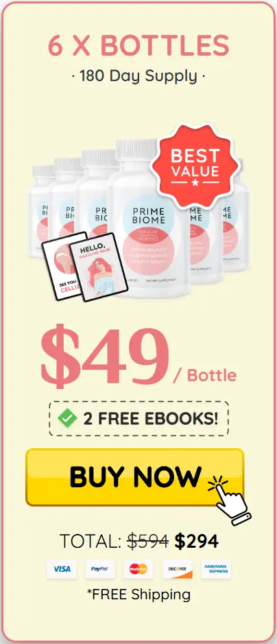 Prime Biome 6 Bottles